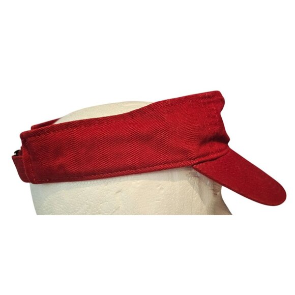 Skittles Port Authority Visor Hat Adjustable Cotton Red Merchandise Branded - Picture 6 of 9